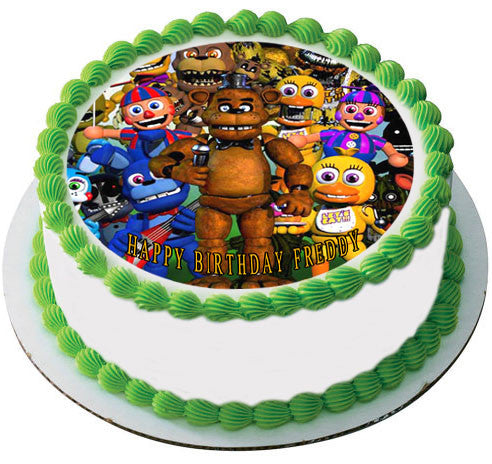 FNAF Five Nights at Freddys Edible Cake Toppers – Ediblecakeimage