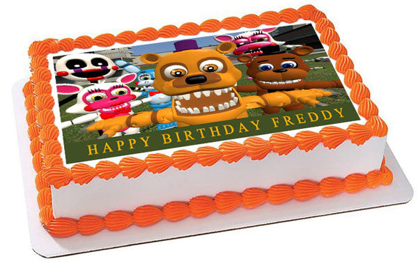 Fnaf World 4 Edible Cake Topper & Cupcake Toppers – Edible Prints On Cake  (EPoC)
