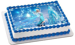 Frozen Elsa - Edible Cake Topper OR Cupcake Topper, Decor