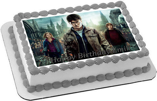 Harry Potter Photo Frame Edible Cake Topper Image – Cakecery