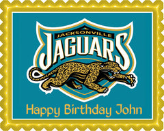 Jacksonville Jaguars - Edible Cake Topper OR Cupcake Topper, Decor