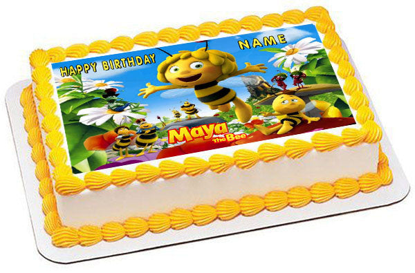 Maya the Bee - Edible Cake Topper & Cupcake Toppers – Edible