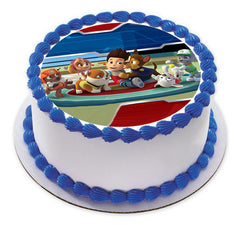 Paw Patrol HERO - Edible Cake Topper OR Cupcake Topper, Decor