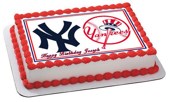 new york yankees birthday cake