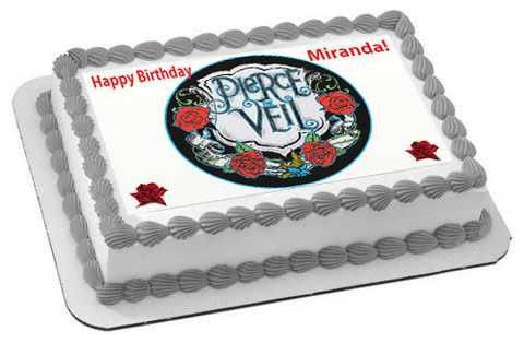 Pierce The Veil - Edible Birthday Cake Topper OR Cupcake Topper, Decor