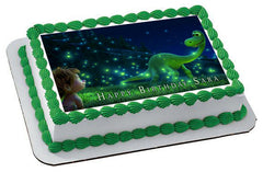 The Good Dinosaur Edible Birthday Cake Topper OR Cupcake Topper, Decor - Edible Prints On Cake (Edible Cake &Cupcake Topper)