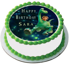 The Good Dinosaur Edible Birthday Cake Topper OR Cupcake Topper, Decor - Edible Prints On Cake (Edible Cake &Cupcake Topper)