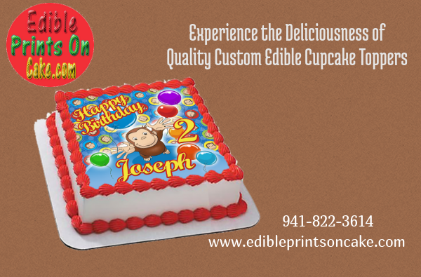 Experience the Deliciousness of Quality Custom Edible Cupcake Toppers