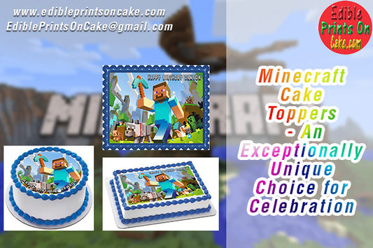 Minecraft Cake Toppers - An Exceptionally Unique Choice for Celebration