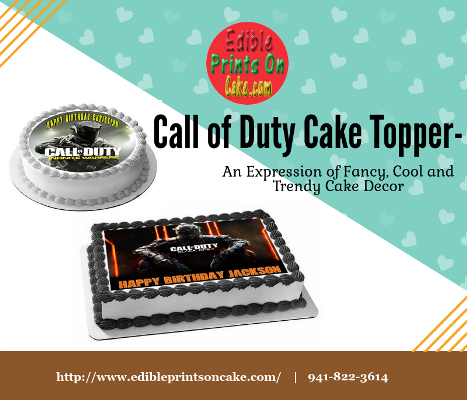 Call of Duty Cake Topper - An Expression of Fancy, Cool and Trendy Cake Decor