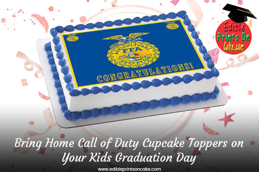 Bring Home Call of Duty Cupcake Toppers on Your Kids Graduation Day
