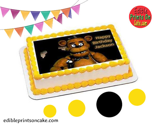 Edible Birthday Cake Topper: A Contemporary Cake Decor
