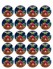 Angry Birds Space - Edible Cake Topper, Cupcake Toppers, Strips