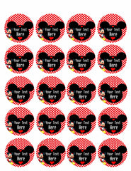 Mickey Mouse Inspired - Edible Cake Topper OR Cupcake Topper, Decor