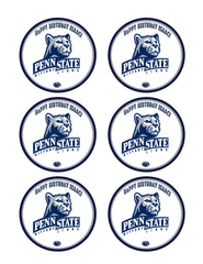 Penn State Nittany Lions - Edible Cake Topper OR Cupcake Topper, Decor