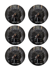 Game of Thrones - Edible Cake Topper, Cupcake Toppers, Strips
