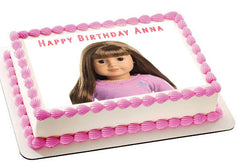 American Girl (Nr3) -  Edible Cake Topper, Cupcake Toppers, Strips