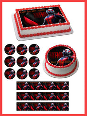 Ant Man - Edible Cake Topper, Cupcake Toppers, Strips