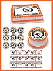 Baltimore Orioles - Edible Cake Topper, Cupcake Toppers, Strips