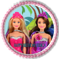 Barbie Princess Power - Edible Cake Topper, Cupcake Toppers, Strips