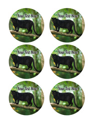 Black Panther (Nr2) - Edible Cake Topper, Cupcake Toppers, Strips
