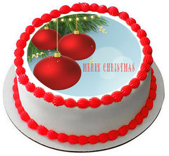 CHRISTMAS - Edible Cake Topper or Cupcake Topper