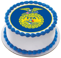 FFA - Edible Cake Topper, Cupcake Toppers, Strips