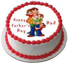 Father's Day (Nr1) - Edible Cake Topper, Cupcake Toppers, Strips