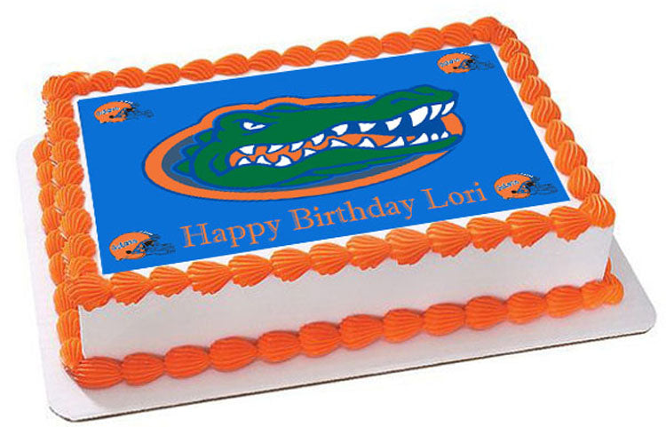 Florida Gators - Edible Cake Topper, Cupcake Toppers, Strips