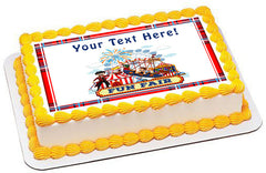 Fun Fair Rides - Edible Cake Topper, Cupcake Toppers, Strips