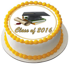 Graduation 2 Edible Birthday Cake Topper OR Cupcake Topper, Decor - Edible Prints On Cake (Edible Cake &Cupcake Topper)
