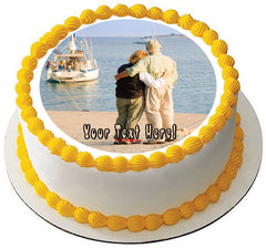 Happy Retirement (Nr2) - Edible Cake Topper OR Cupcake Topper