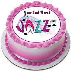 Jazz - Edible Cake Topper, Cupcake Toppers, Strips