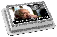 Johnny Cash (Nr1) - Edible Cake Topper OR Cupcake Topper, Decor