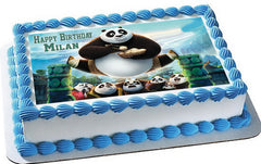 Kung Fu Panda 3 Edible Birthday Cake Topper OR Cupcake Topper, Decor - Edible Prints On Cake (Edible Cake &Cupcake Topper)