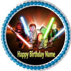 Lego Star Wars (Nr3) - Edible Cake Topper OR Cupcake Topper