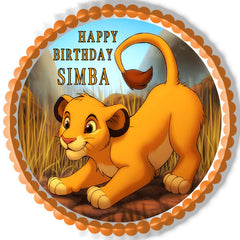 Lion King Simba - Edible Cake Topper OR Cupcake Topper, Decor