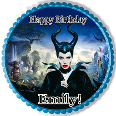 Maleficent 2 Edible Birthday Cake Topper OR Cupcake Topper, Decor - Edible Prints On Cake (Edible Cake &Cupcake Topper)