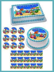 Mario Party - Edible Cake Topper OR Cupcake Topper, Decor