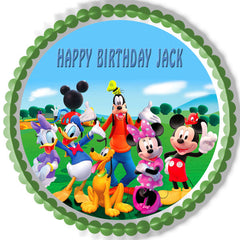 Mickey Mouse Clubhouse (Nr3) - Edible Cake Topper OR Cupcake Topper, Decor