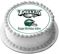 Philadelphia Eagles - Edible Cake Topper OR Cupcake Topper, Decor
