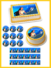 POCAHONTAS - Edible Cake Topper OR Cupcake Topper, Decor