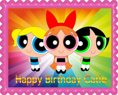 Powerpuff Girls - Edible Birthday Cake Topper OR Cupcake Topper, Decor