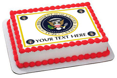 President Seal - Edible Cake Topper, Cupcake Toppers, Strips