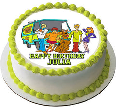 Scooby-Doo Edible Birthday Cake Topper OR Cupcake Topper, Decor - Edible Prints On Cake (Edible Cake &Cupcake Topper)