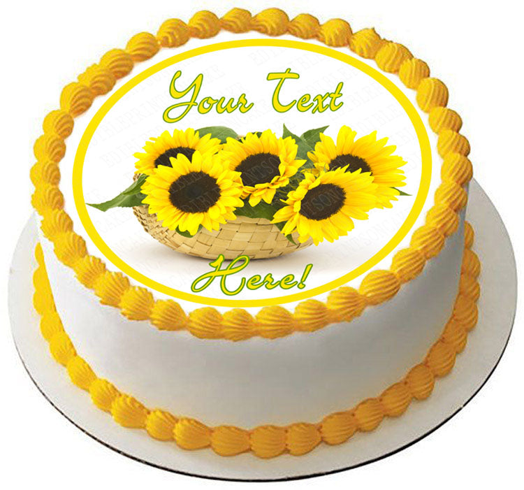 Cake Is Love... Abroad: Sunflower Cake: Dina's 4th Birthday