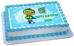 SUPER WHY 1 Edible Birthday Cake Topper OR Cupcake Topper, Decor - Edible Prints On Cake (Edible Cake &Cupcake Topper)