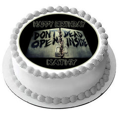 The Walking Dead 2 Edible Birthday Cake Topper OR Cupcake Topper, Decor - Edible Prints On Cake (Edible Cake &Cupcake Topper)