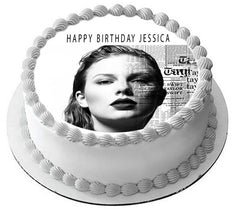 Taylor Swift (Nr2) - Edible Cake Topper OR Cupcake Topper, Decor