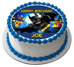 The lego batman movie (Nr2) - Edible Cake Topper OR Cupcake Topper